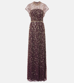 Jenny Packham Sequined gown | LYBSTORE