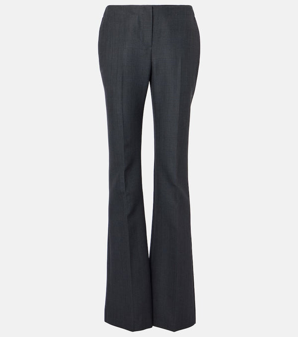 Alexander McQueen High-rise wool bootcut pants