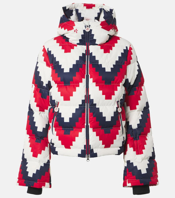 Perfect Moment Polar Flare chevron down ski jacket