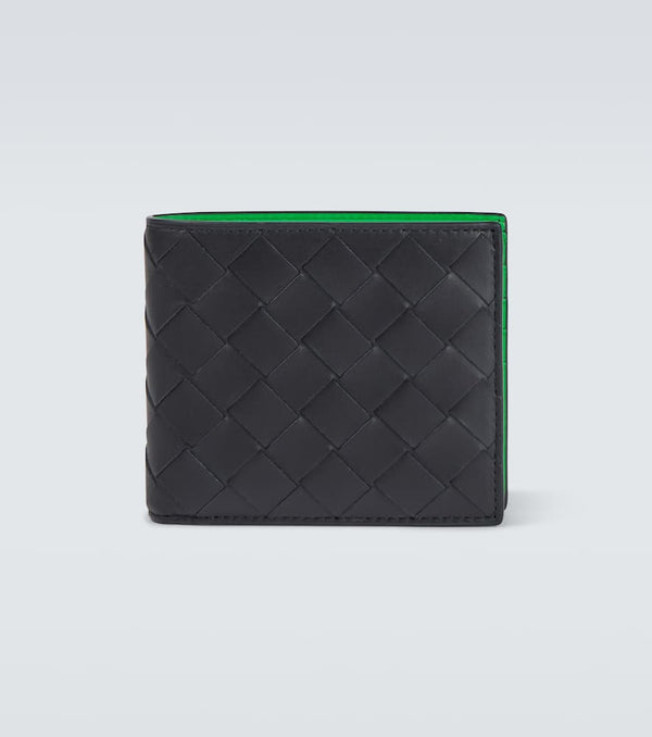 Bottega Veneta Intrecciato leather bifold wallet