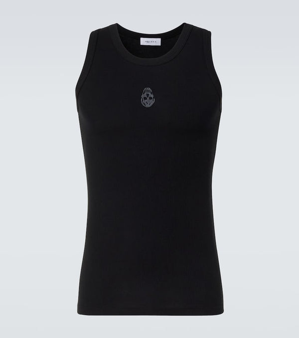 Alexander McQueen Cotton tank top