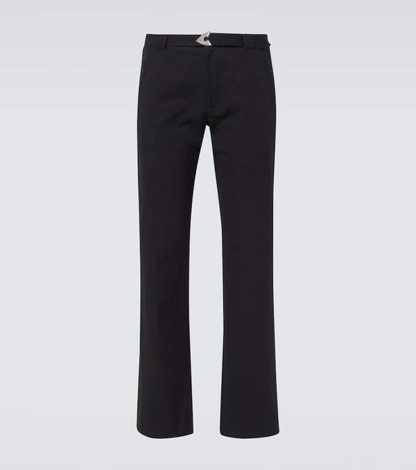 Alexander McQueen Arrow cotton-blend straight pants