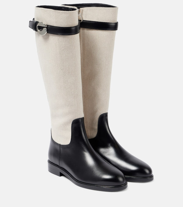 Coperni Cavalier leather knee-high boots