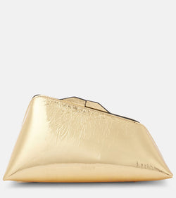 The Attico 8:30PM Small metallic leather clutch