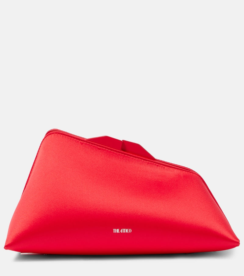 The Attico 8:30PM Small satin clutch