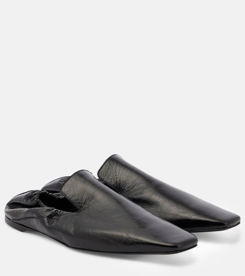 Toteme Leather slip-on shoes