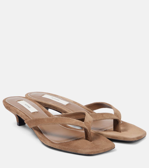 Toteme 35 suede sandals