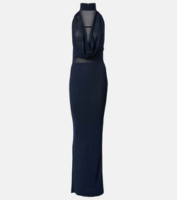 Aya Muse Draped halterneck gown