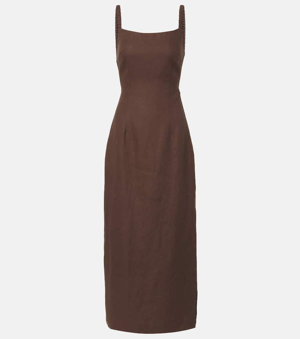 SIR Linen midi dress