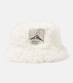 Perfect Moment Faux shearling bucket hat