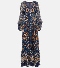 Farm Rio Gathered floral maxi dress