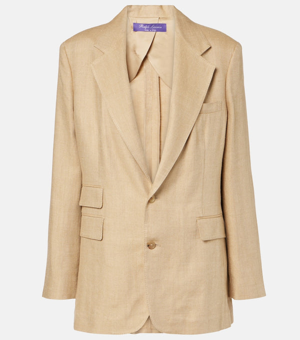 Ralph Lauren Collection Russel silk and linen blazer