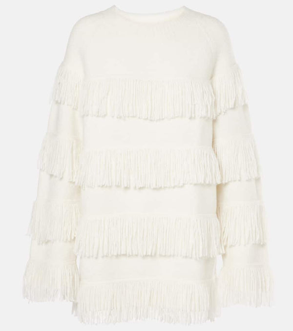 Lisa Yang Agneta fringed cashmere-blend sweater