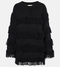 Lisa Yang Fringed cashmere-blend sweater