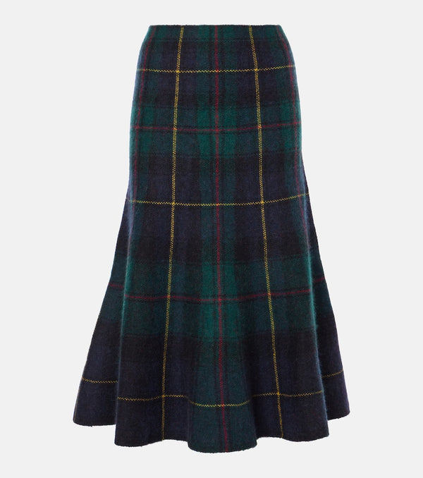 Polo Ralph Lauren Plaid midi skirt