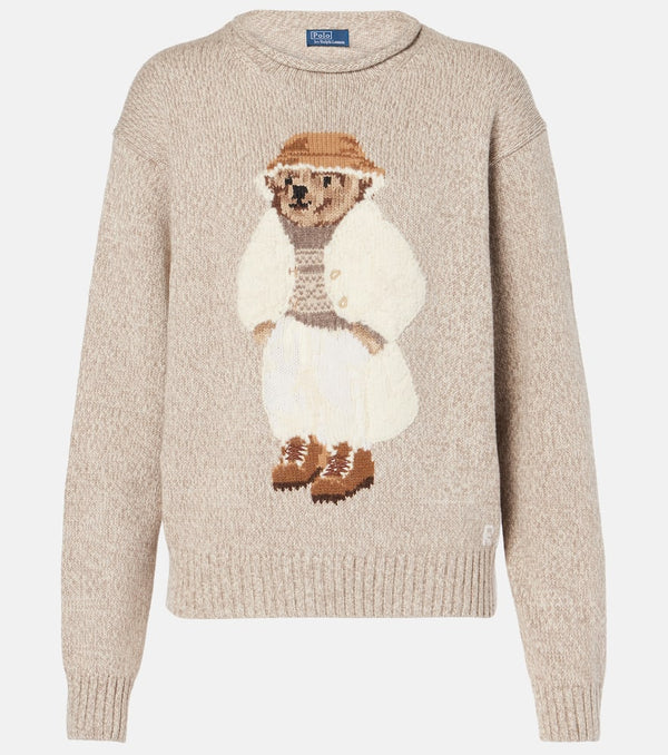 Polo Ralph Lauren Polo Bear intarsia cotton sweater