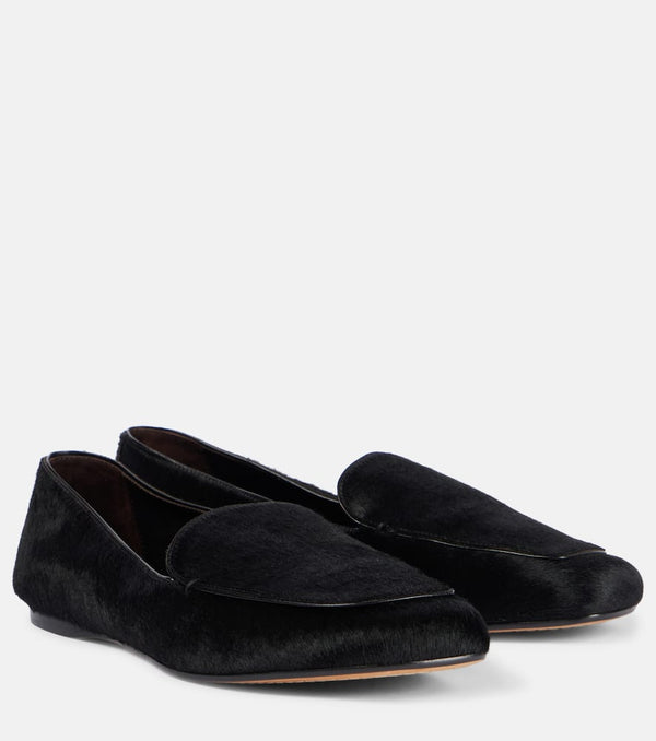 Khaite Monroe calf hair loafers