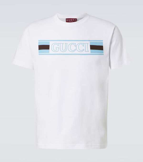 Gucci Gucci Web cotton jersey T-shirt