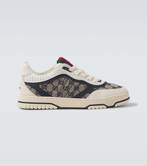 Gucci Gucci Re-Web leather sneakers