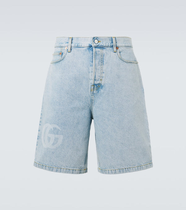 Gucci GG denim Bermuda shorts