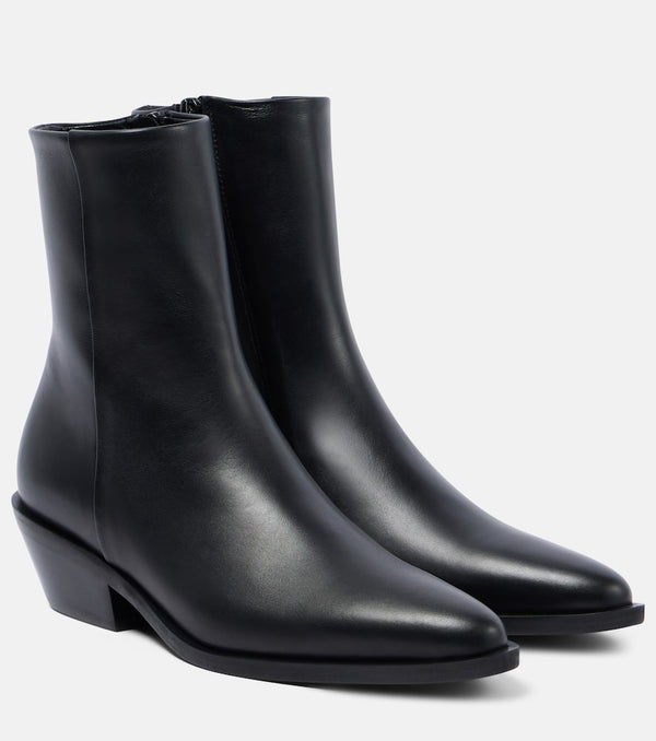 A. Emery Hudson leather ankle boots