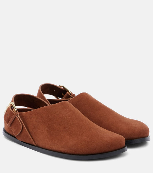 A. Emery Louis suede slingback flats