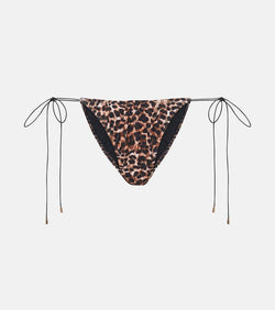 Bananhot Liv leopard-print bikini bottoms