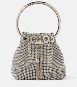 Jimmy Choo Bon Bon Micro embellished bucket bag