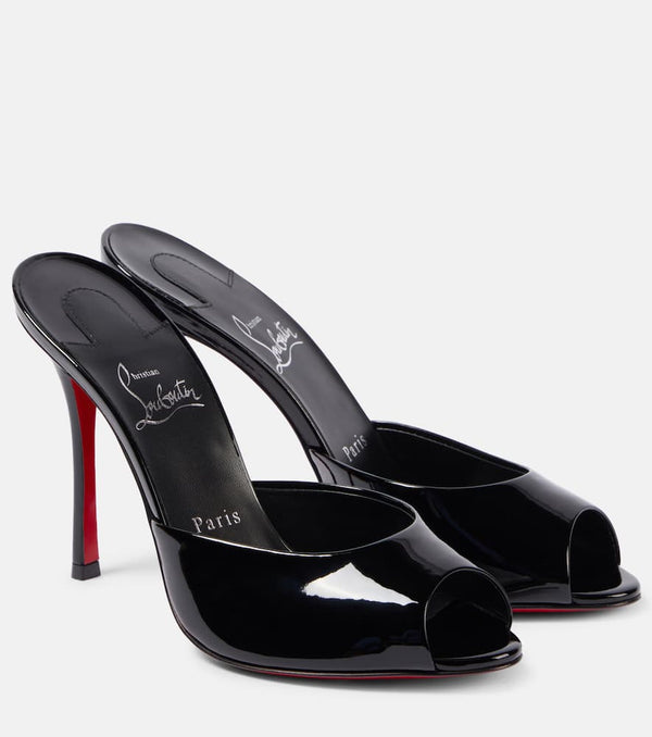 Christian Louboutin Me Dolly 100 patent leather mules