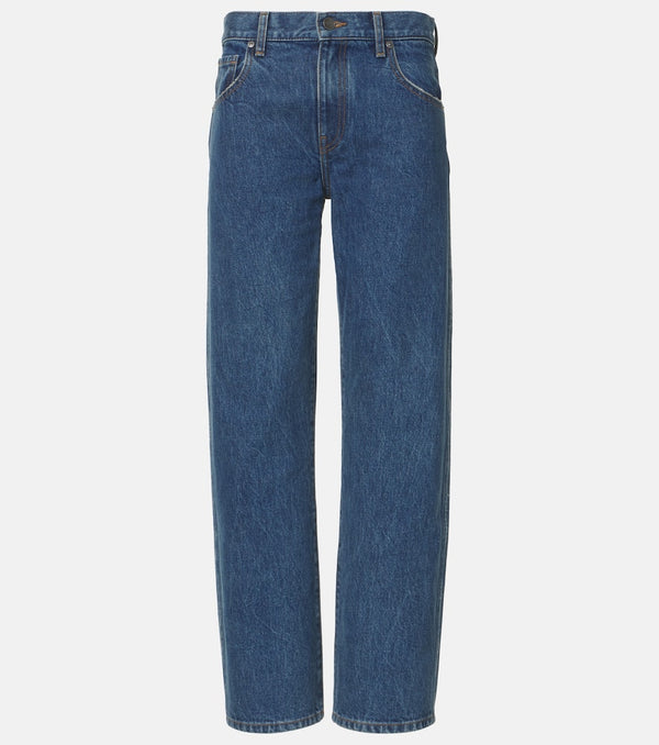 Khaite Kerrie mid-rise wide-leg jeans