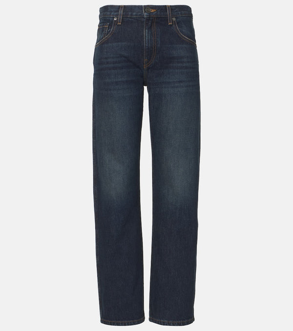 Khaite Kerrie mid-rise wide-leg jeans