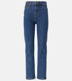 Khaite Abigail high-rise straight jeans