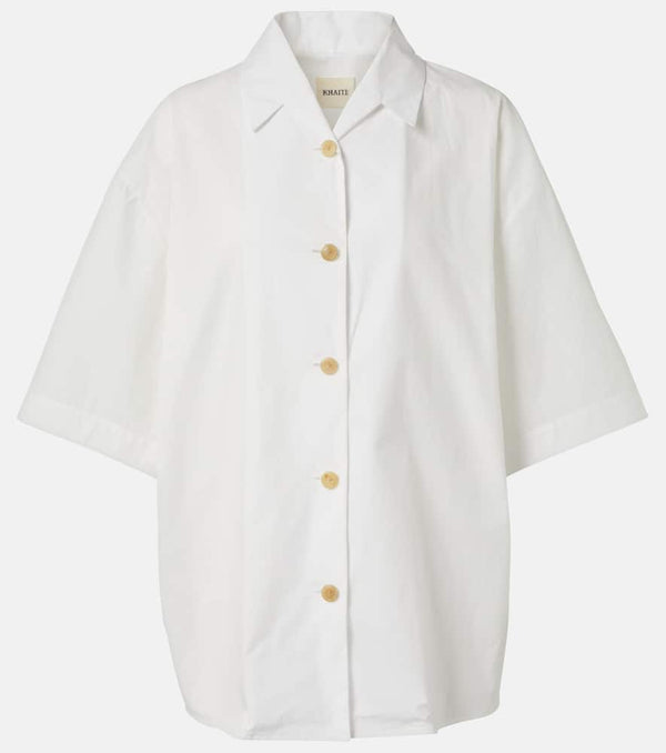 Khaite Owen cotton poplin shirt