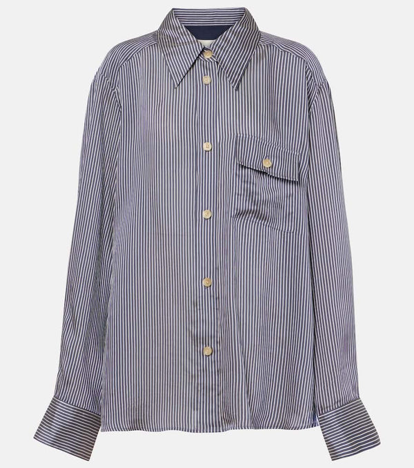 Khaite Yatty striped shirt