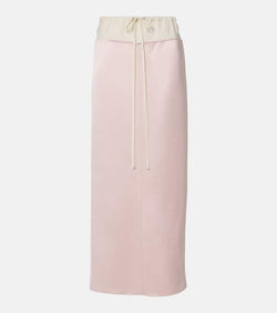 Khaite Chet satin maxi skirt