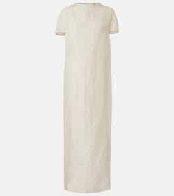 Khaite Webster silk and cotton organza maxi dress