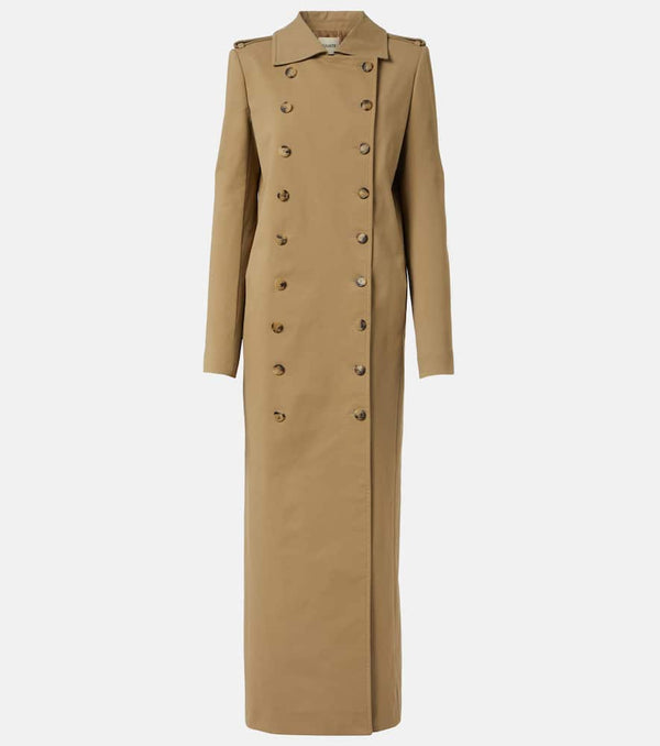 Khaite Mallory double-breasted trench coat