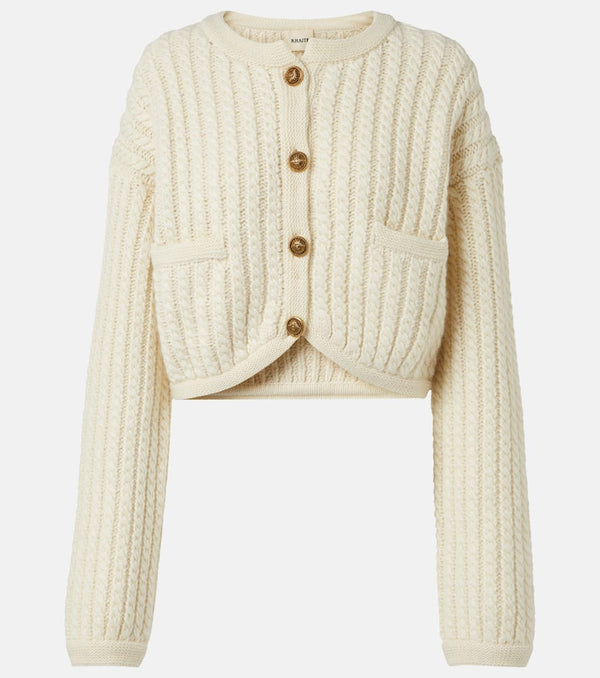 Khaite Balser cashmere and mohair cardigan