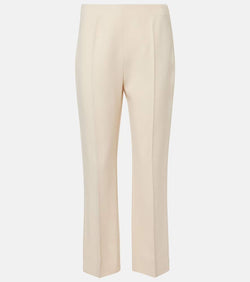 Prada High-rise sablé slim pants