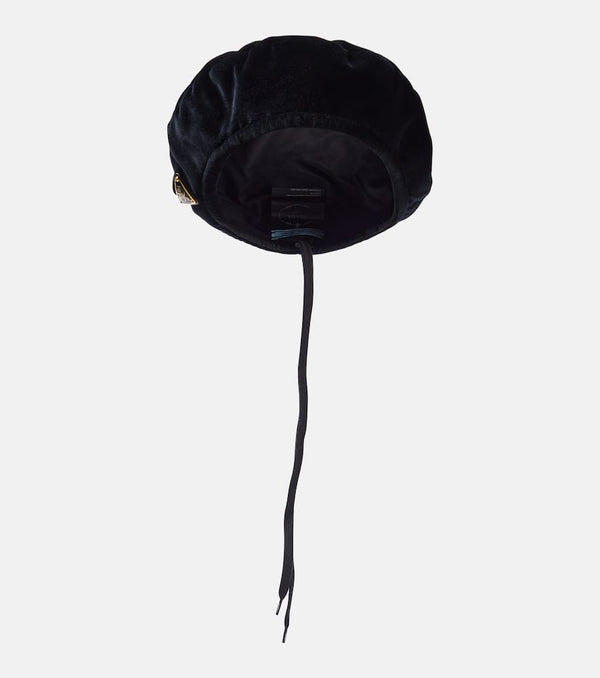 Prada Cotton velvet beret