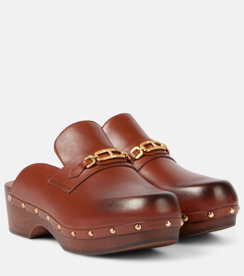 Tom Ford Whitney leather clogs