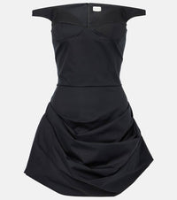 Magda Butrym Off-shoulder cotton minidress