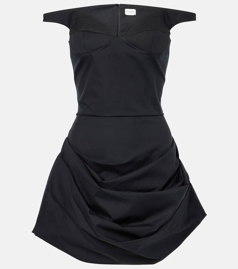 Magda Butrym Off-shoulder cotton minidress