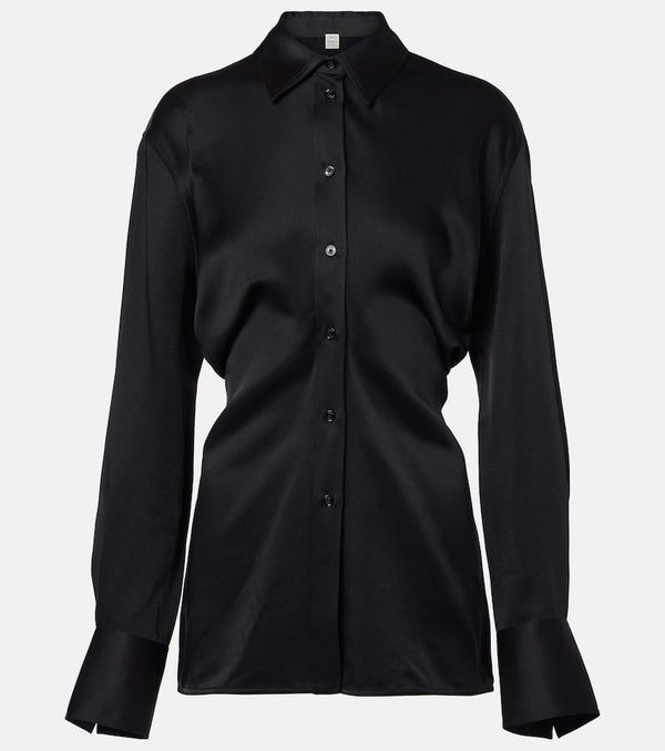 Toteme Slouch satin shirt