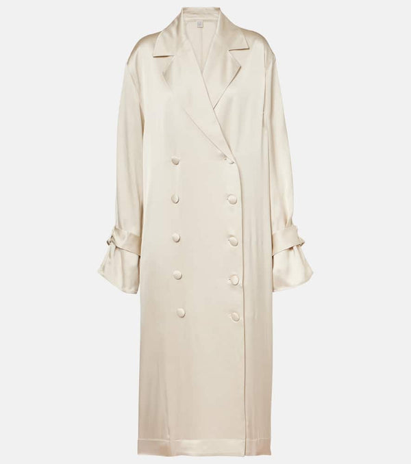 Toteme Satin trench dress