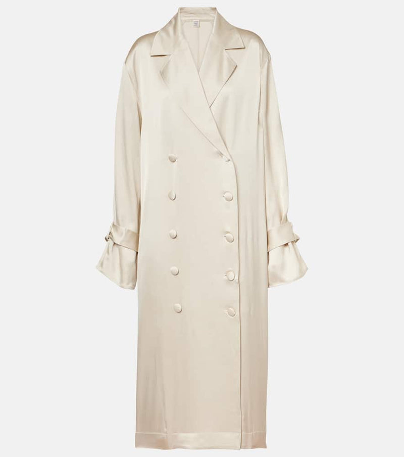 Toteme Satin trench dress