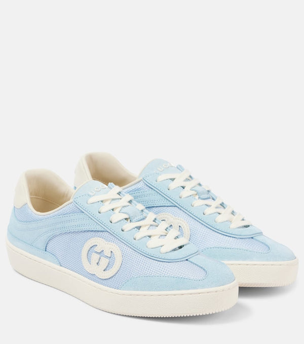 Gucci Interlocking G suede low-top sneakers