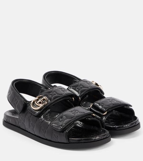 Gucci New Marmont GG leather sandals