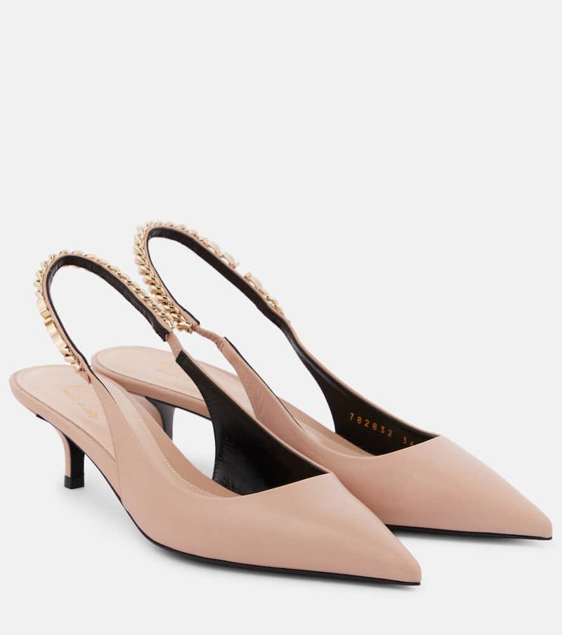 Gucci Gucci Signoria leather pumps