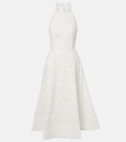 Rebecca Vallance Bridal Nuvola embroidered midi dress